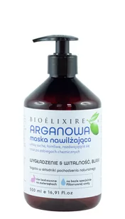 Bioelixire Bioelixire arganowa maska nawilżająca 500ml - Maski do włosów - miniaturka - grafika 1