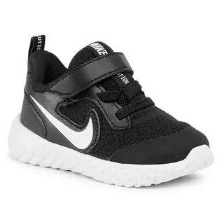 Buty dla chłopców - Buty Nike - Revolution 5 (TDV) BQ5673 003 Black/White/Anthracite - grafika 1
