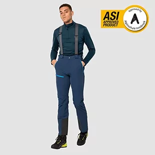 Jack Wolfskin Męskie spodnie Activate Pro Pants męskie Ciemne indygo 52 - Spodenki męskie - miniaturka - grafika 1