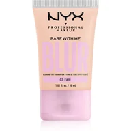 Podkłady do twarzy - NYX PROFESSIONAL MAKEUP Bare With Me Blur Tint Foundation 02 Fair - Podkład  02 Fair - miniaturka - grafika 1