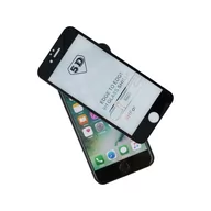 Szkła hartowane na telefon - TelForceOne Szkło hartowane Tempered Glass 5D do iPhone 7 / iPhone 8 czarne z ramką - miniaturka - grafika 1