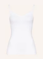 Biustonosze - Hanro Koszulka Z Biustonoszem Cotton Seamless weiss - miniaturka - grafika 1