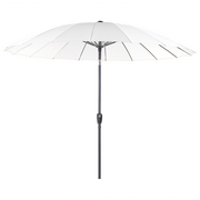 Parasole ogrodowe - Lumarko Parasol Ogrodowy ⌀ 255 Cm Beżowy Baia - miniaturka - grafika 1