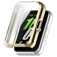 Akcesoria do smartwatchy - Pełne etui ochronne 360° Vanfone do Samsung Galaxy Fit 3 SM-R390, złoty - miniaturka - grafika 1