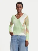 Swetry damskie - Desigual Sweter Oulu 25WWJF13 Zielony Regular Fit - miniaturka - grafika 1