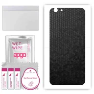 Szkła hartowane na telefon - Folia naklejka skórka strukturalna na TYŁ do Apple iPhone 6 Plus - Plaster Miodu Czarny - apgo SKINS - miniaturka - grafika 1