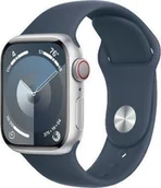 Smartwatch - Apple Watch 9 GPS + Cellular 41mm Aluminium Sport S/M Granatowy - miniaturka - grafika 1