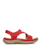 Sandały damskie - Rieker Sandały CEO-64870-33 Czerwony - miniaturka - grafika 1