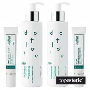 Dottore Kuracja Oczyszczająco - Nawilżająca ZESTAW Płyn micelarny 200 ml + Żel do mycia twarzy 200 ml + Odmładzający krem na noc 15ml + Krem nawilżający 15 ml - Żele do mycia twarzy - miniaturka - grafika 1