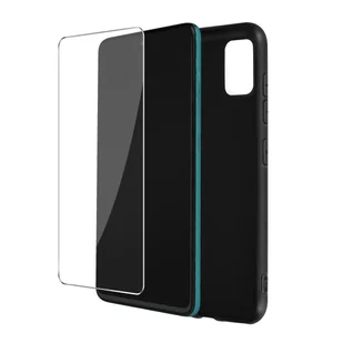 Etui do Samsunga Galaxy A51 Soft czarne i szkło hartowane 9H Clear - Etui i futerały do telefonów - miniaturka - grafika 1