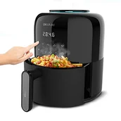 Frytkownice - Cecotec Bezolejowa frytkownica powietrzna 2,5 l - Air Fryer - Cecofry Pixel 2500 Touch. 1200 W, dotykowy i kompaktowy, timer, kontrola temperatury, technologia PerfectCook, antypoślizgowe stopy - miniaturka - grafika 1