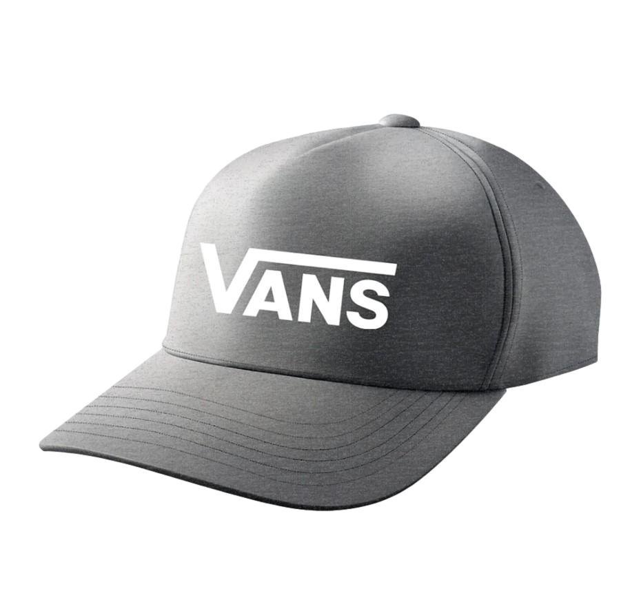 Czapka Z daszkiem VANS Drop V Logo Snapback Cement Heather VN000QAH02F1