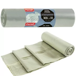 Paclan Worki na odpady 300l Maxi power (10 sztuk) - Worki na śmieci - miniaturka - grafika 1