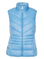Kamizelki damskie - Vero Moda Kamizelka pikowana w kolorze błękitnym - miniaturka - grafika 1