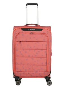 Walizka średnia poszerzana Travelite Skaii - peach - Walizki - miniaturka - grafika 1