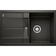 Zlewozmywaki - Blanco Zlew METRA 45S Czarny odwracalny 525915 - miniaturka - grafika 1
