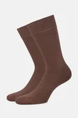 Skarpetki męskie - Skarpety Brązowe - miniaturka - grafika 1