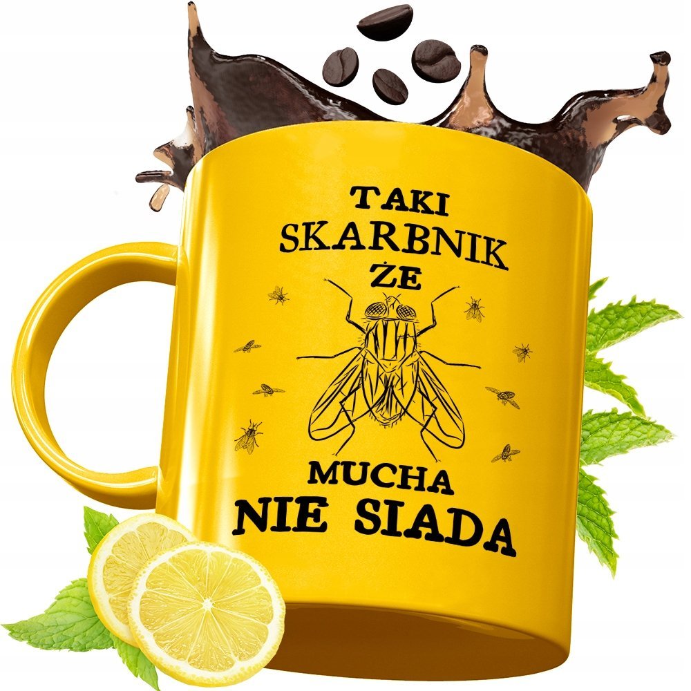Złoty Kubek Premium Dla Skarbnika Prezent z Nadrukiem ze Zdjęciem + Opakowanie na prezent (wzór 01)
