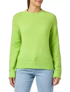 Swetry damskie - BOSS C_fesperana sweter damski z dzianiny, Bright Yellow735, M - grafika 1