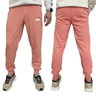 Spodnie sportowe dresowe męskie Puma Ess+ 2 Col Logo - Spodnie sportowe męskie - miniaturka - grafika 1