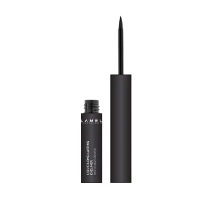 LAMEL Basic Eyeliner Liquid Long - nr 402 hard brush 1szt - Kredki do oczu - miniaturka - grafika 1