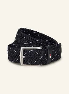 Tommy Hilfiger Pasek Pleciony Denton blau - Paski - miniaturka - grafika 1
