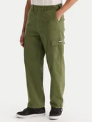 Spodnie męskie - DC Shoes Spodnie cargo Worker Baggy Chino Cargo EDYNP03170 Zielony Relaxed Fit - miniaturka - grafika 1