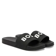 Buty dla chłopców - Klapki BOSS J52669 S Czarny - miniaturka - grafika 1