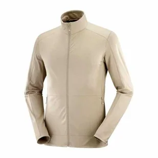 Bluza Salomon Essential Lightwarm Roasted Cashew - Bluzy sportowe męskie - miniaturka - grafika 1