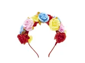 Dodatki do strojów karnawałowych - Kraszek Opaska z kwiatkami - 1 szt. EKOW-02 - miniaturka - grafika 1