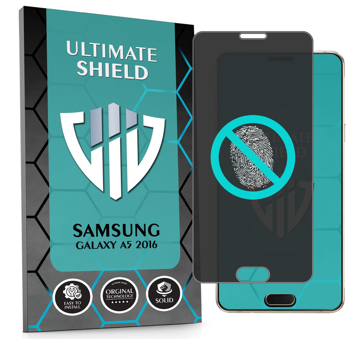 NAJLEPSZE SZKŁO 5D PEŁNE DO SAMSUNG GALAXY A5 2016 NIETŁUKĄCE ORYGINAŁ