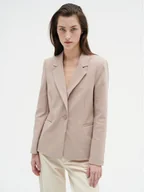 Marynarki i żakiety damskie - InWear Marynarka Zella 30108171 Beżowy Regular Fit - miniaturka - grafika 1