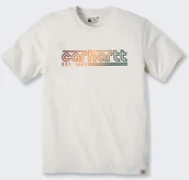 Koszulki męskie - Koszulka Carhartt Light Logo Graphic Oat Milk - miniaturka - grafika 1