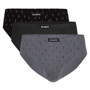 3-PACK Slipy męskie classic Atlantic-M - Majtki męskie - miniaturka - grafika 1
