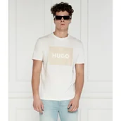 Koszulki męskie - HUGO T-shirt Dulive222 | Regular Fit - miniaturka - grafika 1