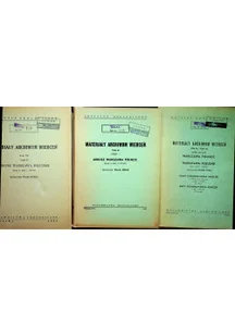 Materiały archiwum wierceń Tom VII/ VI / Arkusze do tomów VI VII - Książki o kulturze i sztuce - miniaturka - grafika 1