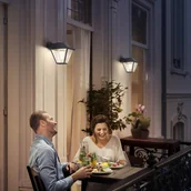 Lampy ogrodowe - Philips myGarden Alpenglow kinkiet antracyt - miniaturka - grafika 1