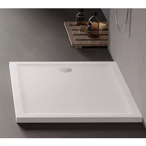 New Trendy B-0551 Brodzik MILD STONE akrylowy prostokątny 120x80x4,5 biały - Brodziki prysznicowe - miniaturka - grafika 1