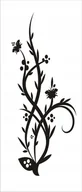 Naklejki na ścianę - Naklejka na ścianę meble lustro dekor Ornament 65, 60x25 cm - miniaturka - grafika 1