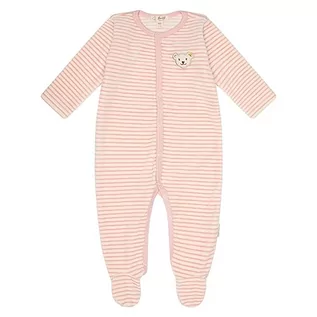 Śpiochy dla niemowląt - Steiff Unisex Baby Basic piżama dla małych dzieci, Silver Pink, 80 - grafika 1