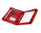 Teczki i aktówki - Solome, teczka konferencyjna biwuar, A5, czerwona - miniaturka - grafika 1