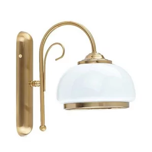 Alfa Kinkiet Paris 1x60W E27 biały/złoty 2512 > RABATUJEMY do 20% KAŻDE zamówienie ! - Lampy ścienne - miniaturka - grafika 1