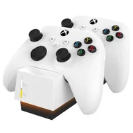 Akcesoria do Playstation - Stacja ładująca SNAKEBYTE XSX Twin Charge X Biały - miniaturka - grafika 1