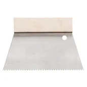 Narzędzia murarskie - Szpachla 18 cm ząb C1 stalowa - miniaturka - grafika 1