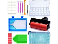 Zabawki kreatywne - Haft Diamentowy Diamond Painting Akcesoria Zestaw - miniaturka - grafika 1