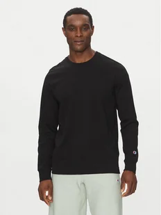 Champion Longsleeve 221164 Czarny Loose Fit - Koszulki męskie - miniaturka - grafika 1