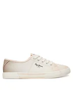 Trampki damskie - Pepe Jeans Tenisówki Brady Colors W PLS31600 Różowy - miniaturka - grafika 1