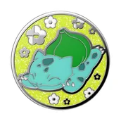 Etui i futerały do telefonów - PopSockets Pokémon - Enamel Bulbasaur Nap - miniaturka - grafika 1
