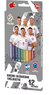 Astra Kredki ołówkowe 12 kolorów PZPN - Artykuły biurowe - miniaturka - grafika 2