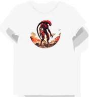 Koszulki i topy damskie - Koszulka damska biała z motywem czerwonego insektoida L - miniaturka - grafika 1